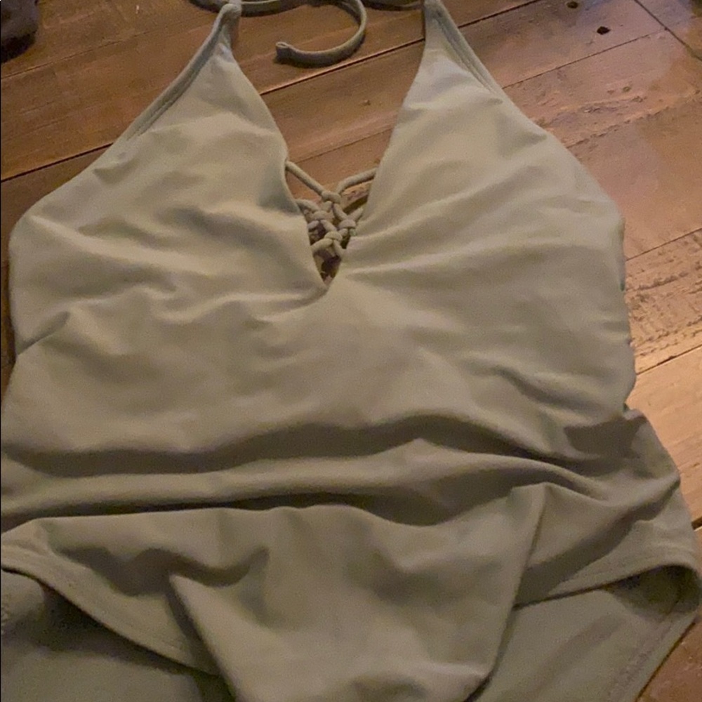 One piece bathing suit